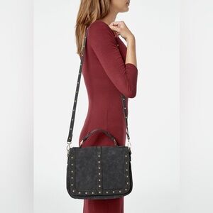 JustFab Black Crossbody Bag